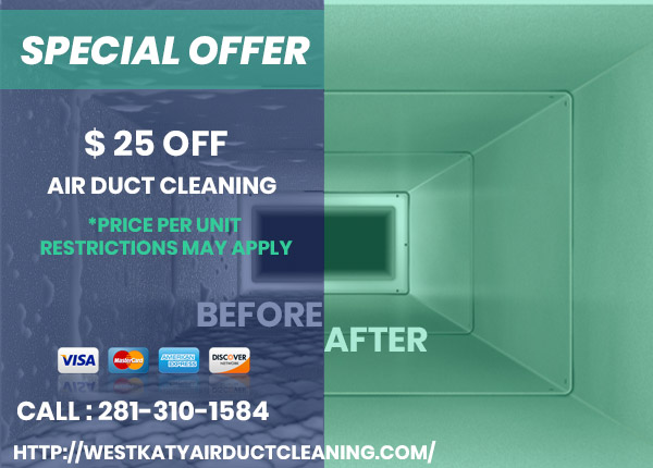West Katy Air Duct Cleaning Printable Coupon